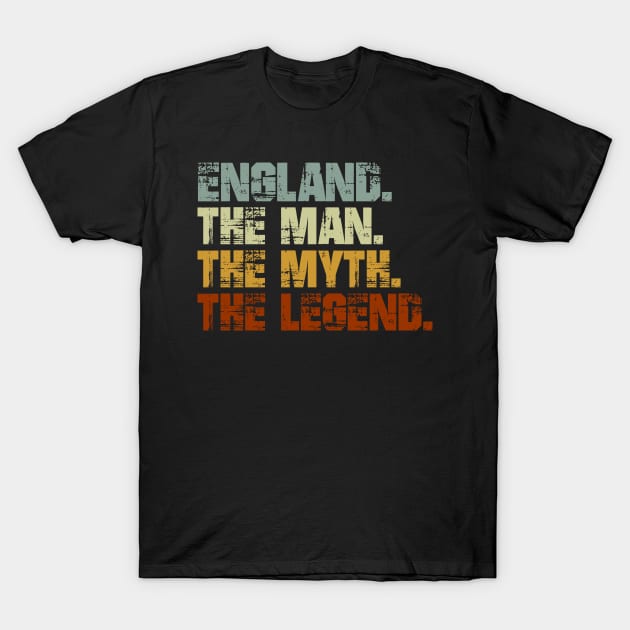 England T-Shirt by designbym